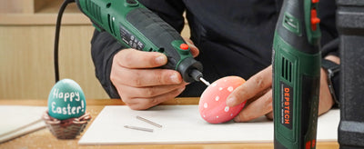 Carving Eggs with Power Tools This Easter