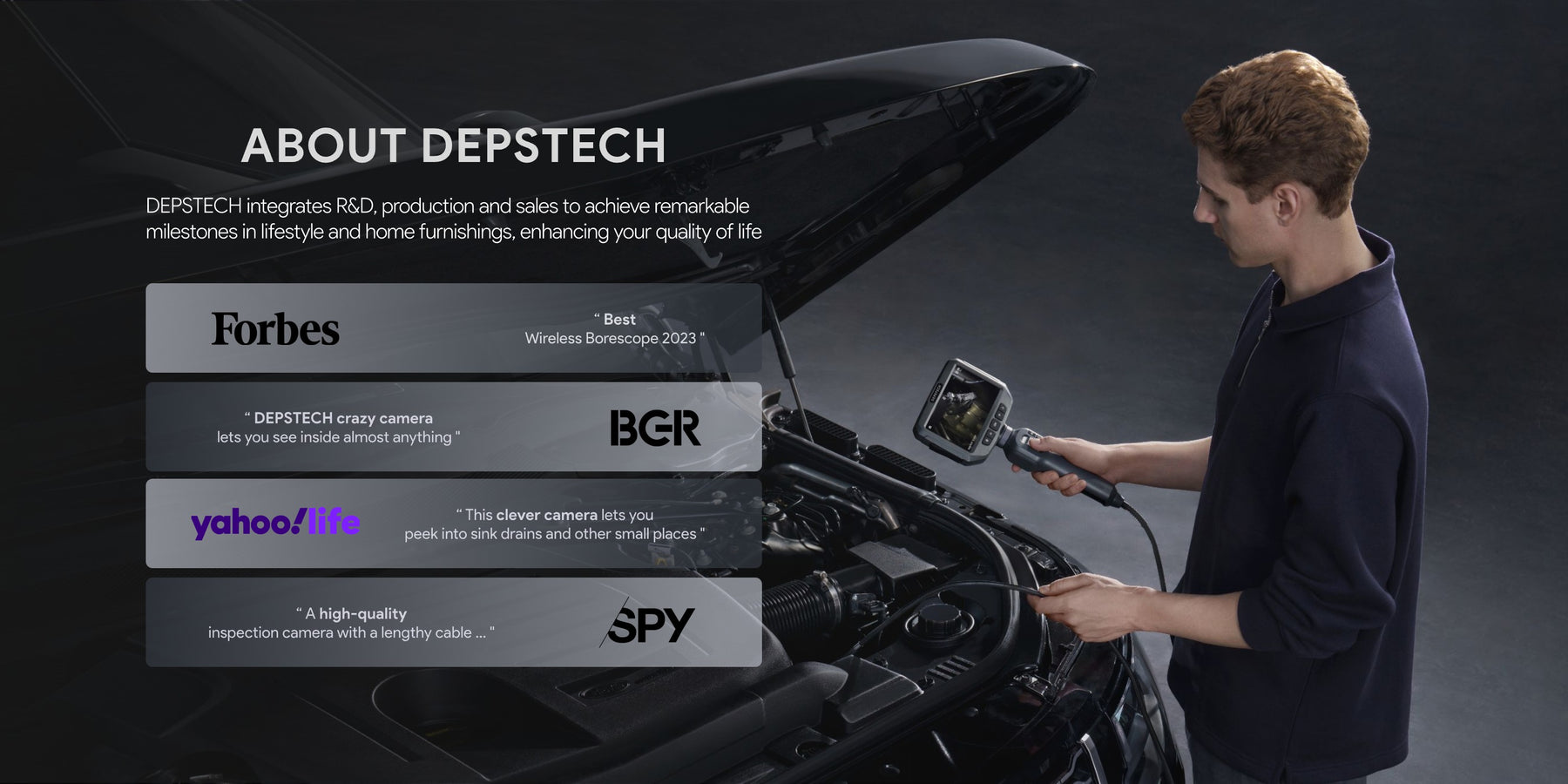 Site Officiel DEPSTECH | Endoscopes, Webcams, Endoscopes, Otoscopes