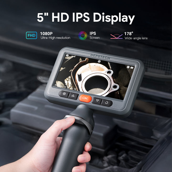 ＤSPECです。 DS660 Dual Lens Borescope Camera with Light, Two-Way Articulating