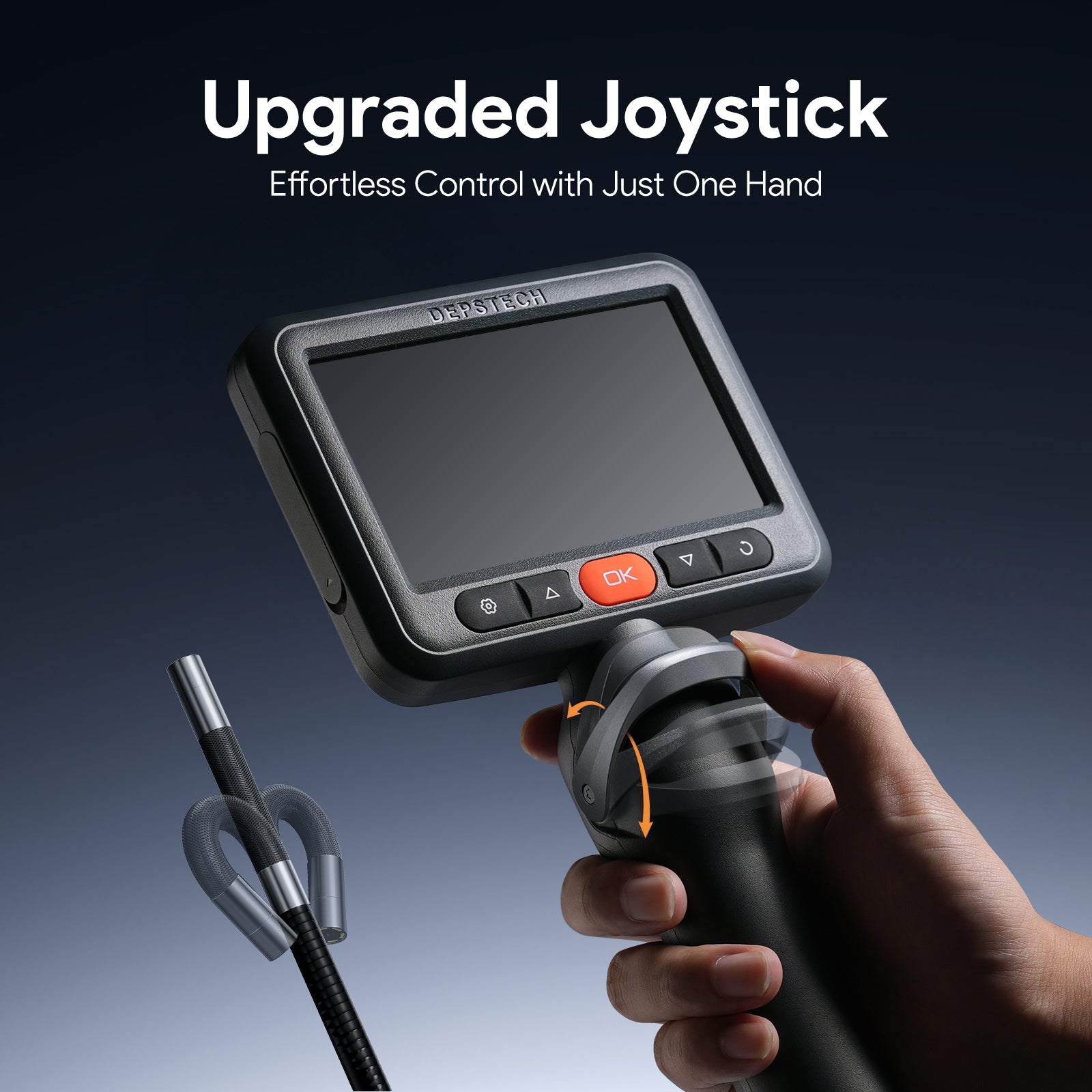 Industrial Endoscope Inspection Camera with Two-Way Articulated Probe, 5