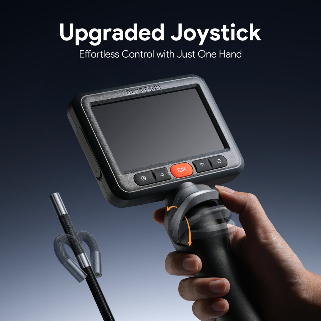 DEPSTECH DS660 Two-Way Articulated Industrial Endoscope Inspection