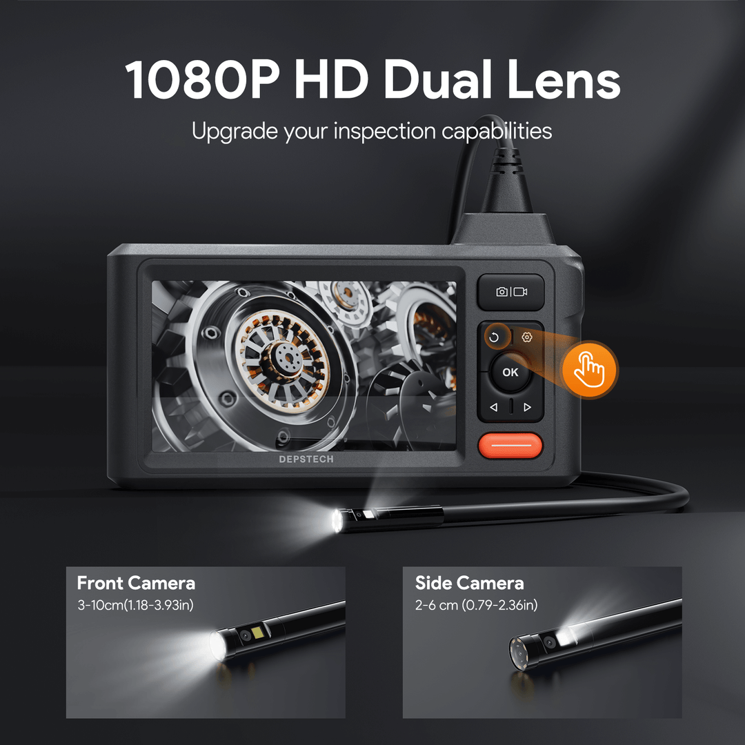 DEPSTECH DS620 デュアルレンズ内視鏡 1080P 美品 DEPSTECH DS620 Dual-Lens Endoscope Camera with Light