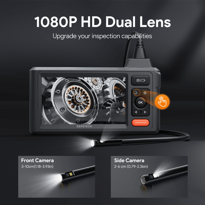 DEPSTECH DS620 デュアルレンズ内視鏡 1080P 美品 DEPSTECH DS620 Dual-Lens Endoscope Camera with Light