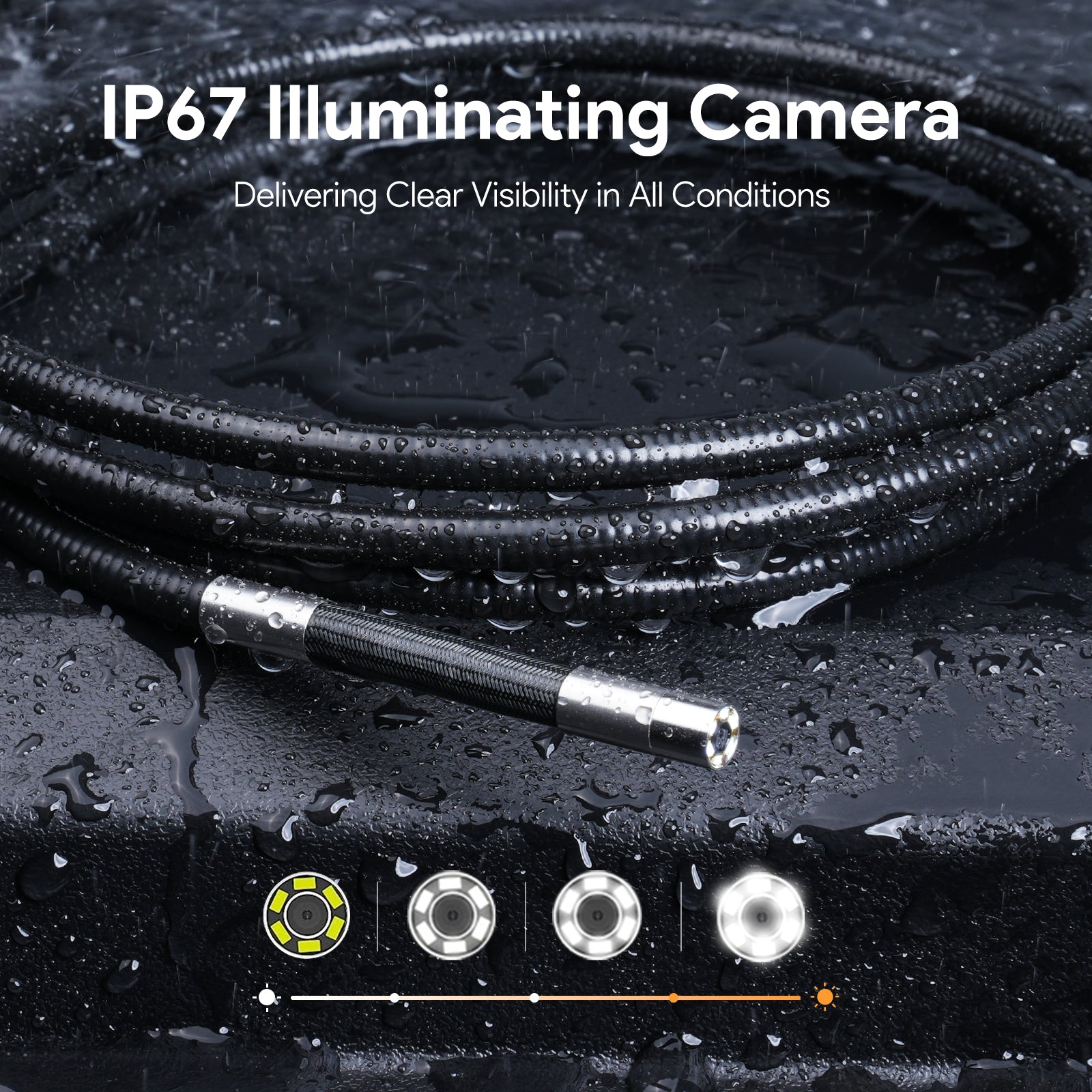 DEPSTECH DS660 Two-Way Articulated Industrial Endoscope Inspection