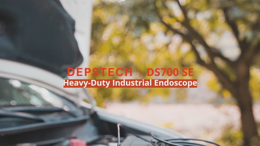 DEPSTECH DS700SE/DS700LT Triple Lens Borescope with 7 Inch IPS Screen, 1080p Endoscope Camera with Light 16.5ft(5M)