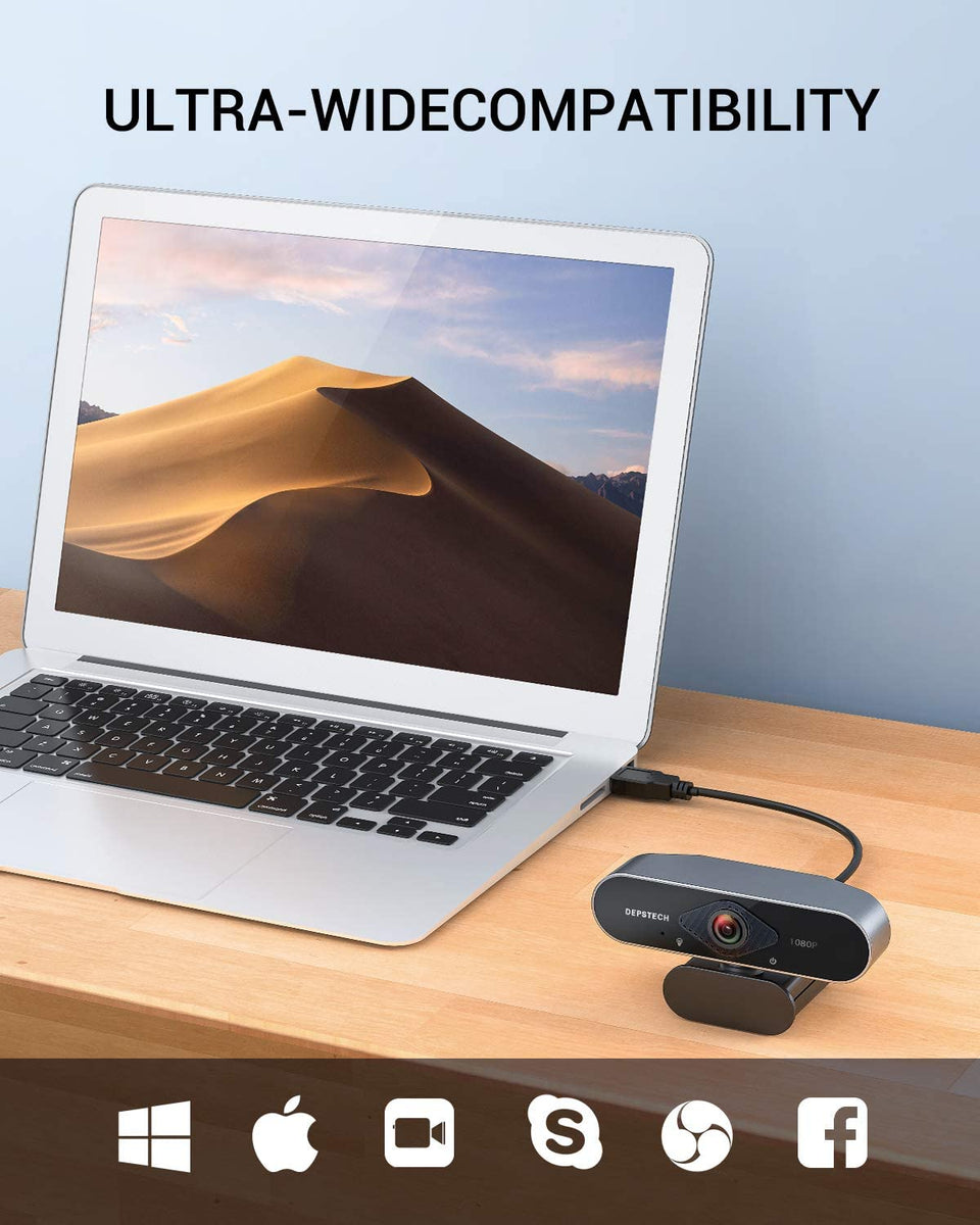 Web Camera | HD 1080P Webcam with Microphone – DEPSTECH