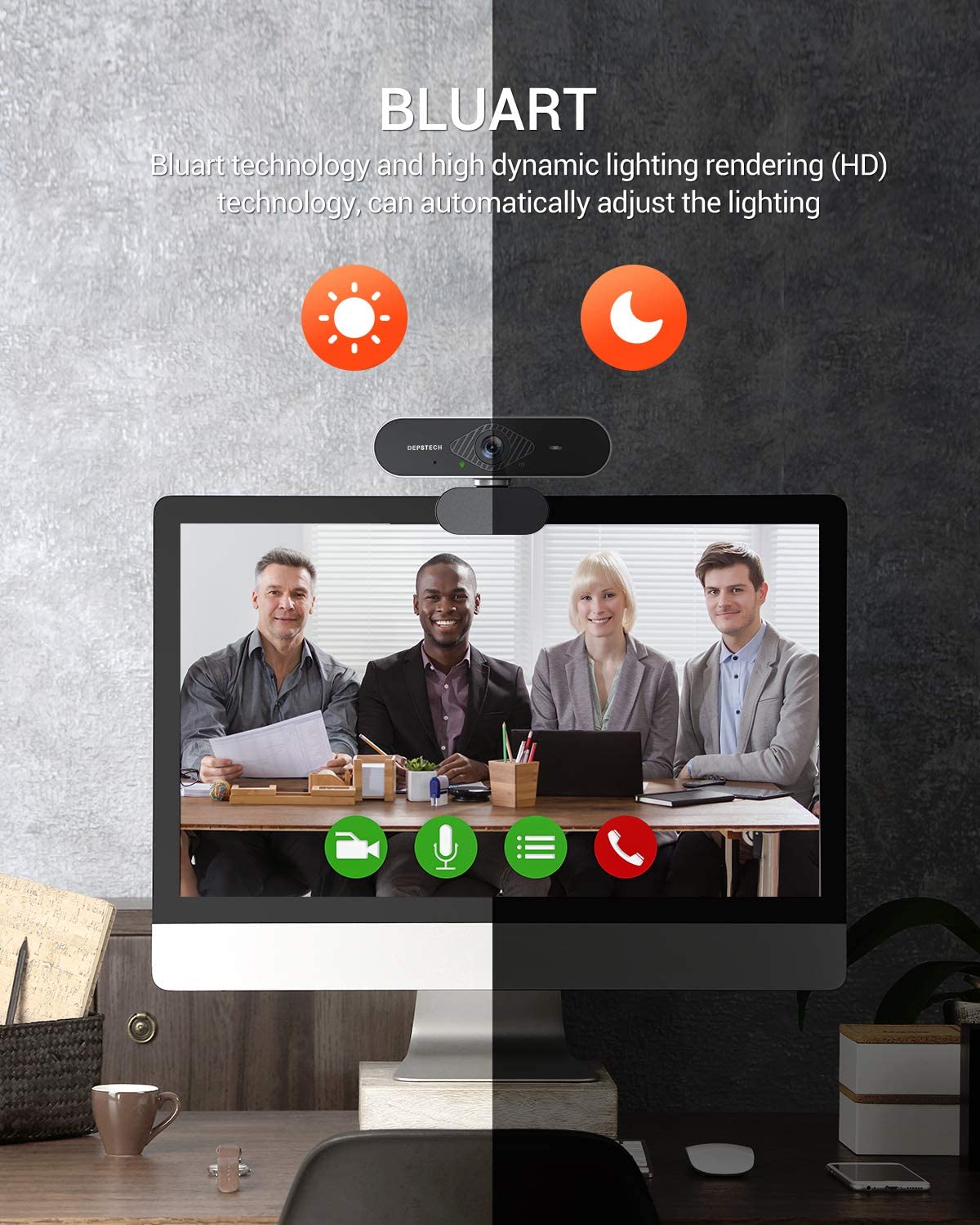 Web Camera Micro Web Camera | HD 1080P Webcam with Microphone – DEPSTECH