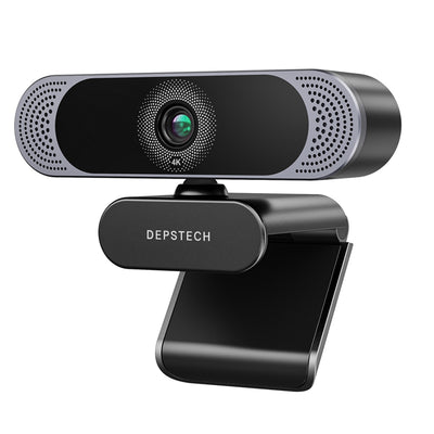 Webcam HD 4K avec microphone à mise au point automatique et suppression du bruit