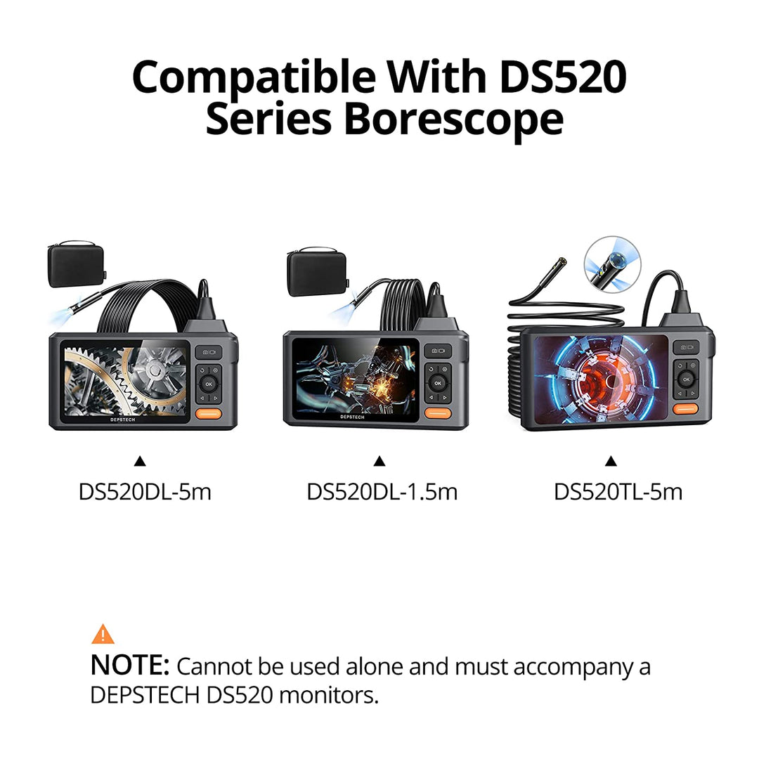 DEPSTECH DS520 Semi-Rigid Borescope Camera Cable