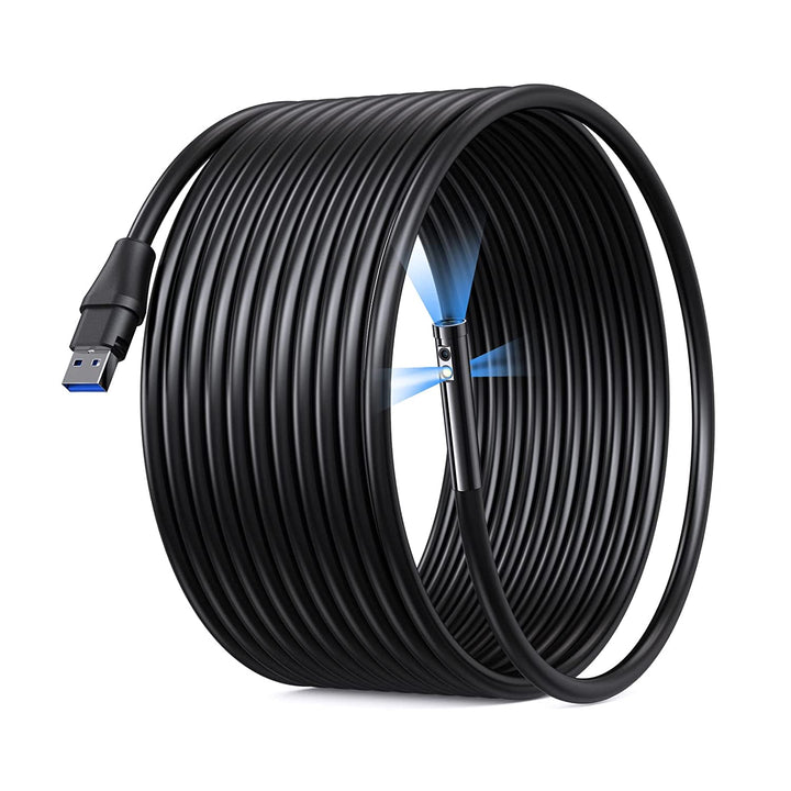 DEPSTECH 1080P Single & Dual Lens Endoscope Camera with 4.3 IPS LCD Inspection Camera 7 LED for Car Sewer Inspection DS300 - 30 DEPSTECH 1080P Single & Dual Lens Endoscope Camera with 4.3 IPS LCD Inspection Camera 7 LED for Car Sewer Inspection DS300 - 30