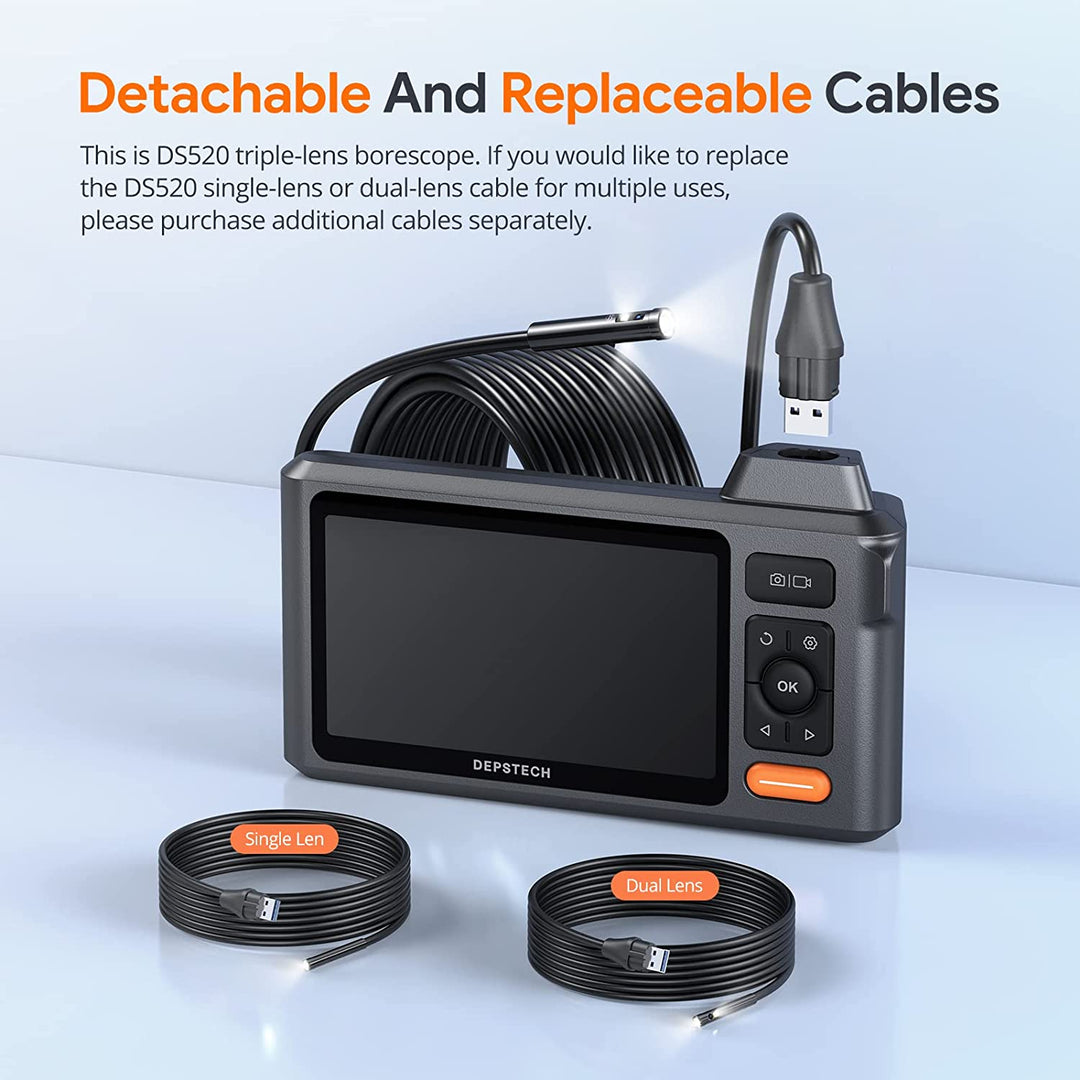 4,3 inch IPS-scherm industriële borescope, Ferdiiz endoscoop inspectiecamera met illuminator, 1080P HD Snake Camera, IP67 Drain Endoscoop, 8 verstelbare LED-verlichting, wandinspectie gadgets voor 4,3 inch IPS-scherm industriële borescope, Ferdiiz endoscoop inspectiecamera met illuminator, 1080P HD Snake Camera, IP67 Drain Endoscoop, 8 verstelbare LED-verlichting, wandinspectie gadgets voor