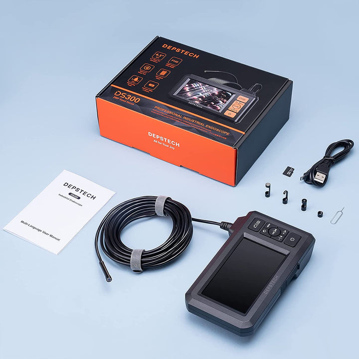 DEPSTECH Industrial Endoscope, 1080P Borescope with 4.3