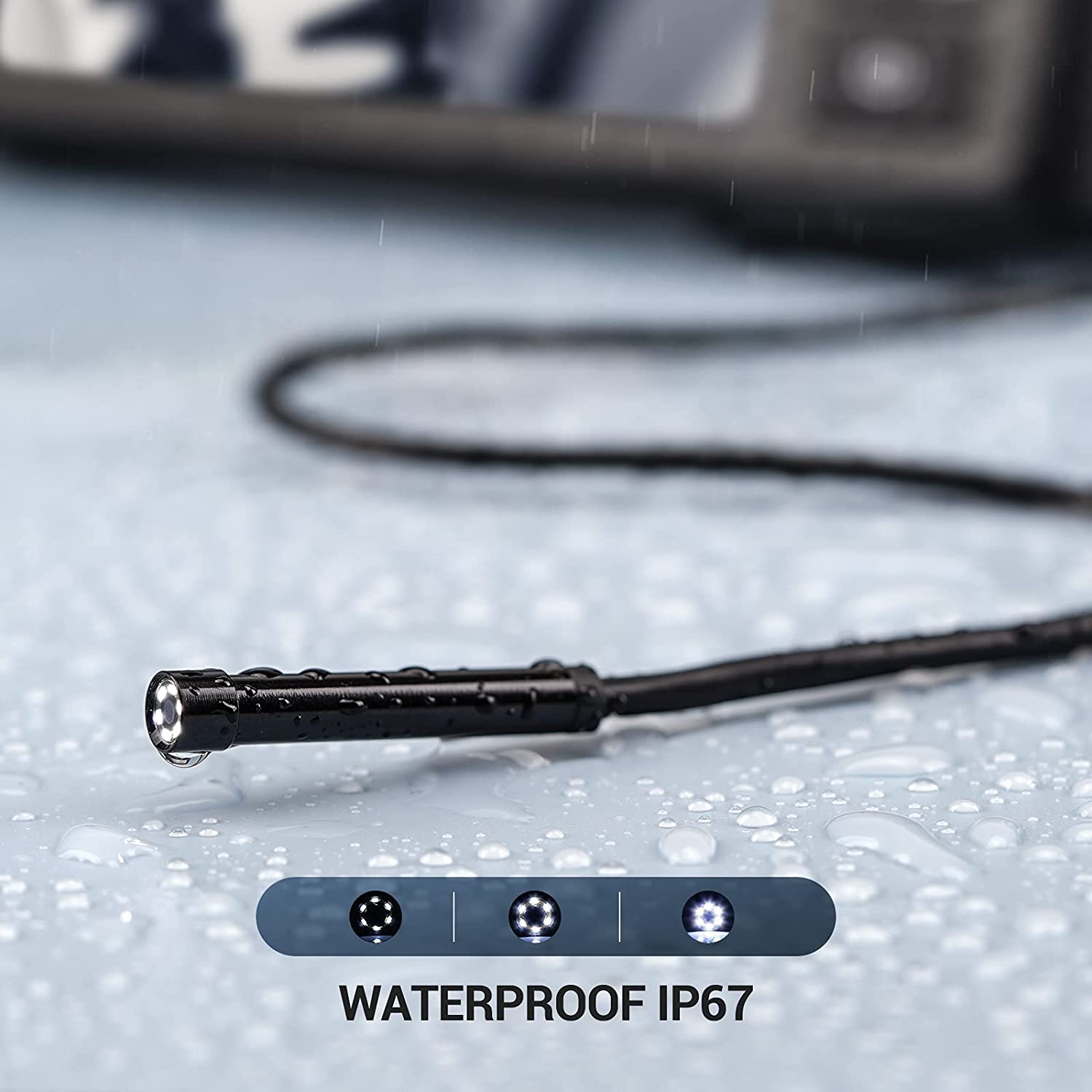 DEPSTECH Industrial Endoscope, 1080P Borescope with 4.3