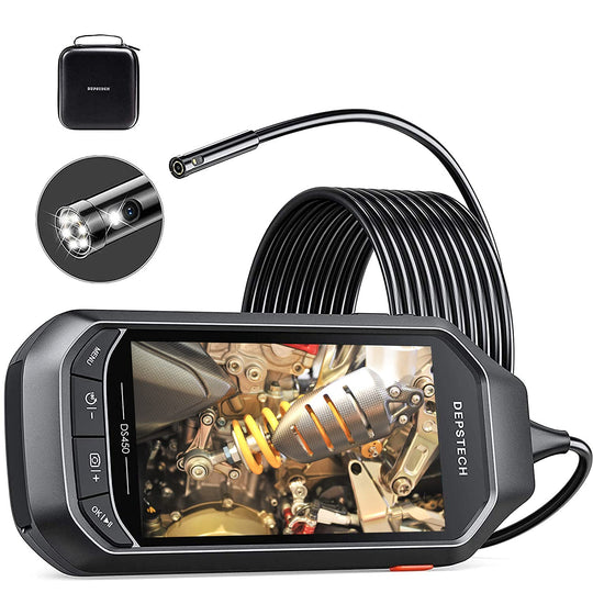[Upgraded] Dual Lens Video Endoscope, with 4.5