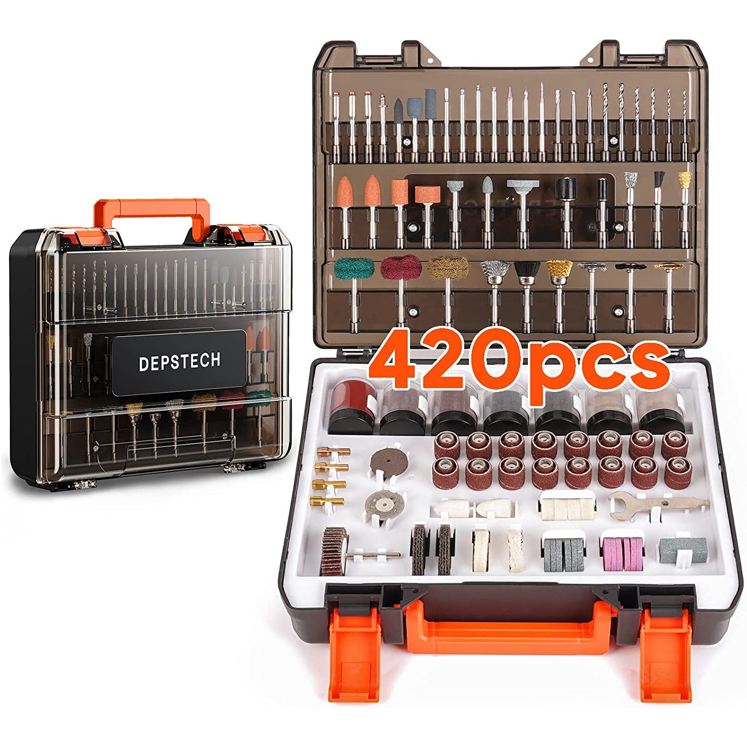 DEPSTECH 180W Corded Rotary Tool, DIY Wood Carving Tool Kit