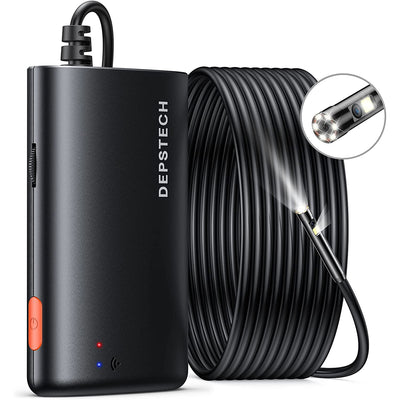 DEPSTECH USB / Wireless Car endoscopio Mini telecamera endoscopica 2MP /  5MP IP67 WiFi endoscopio per Smartphone Android