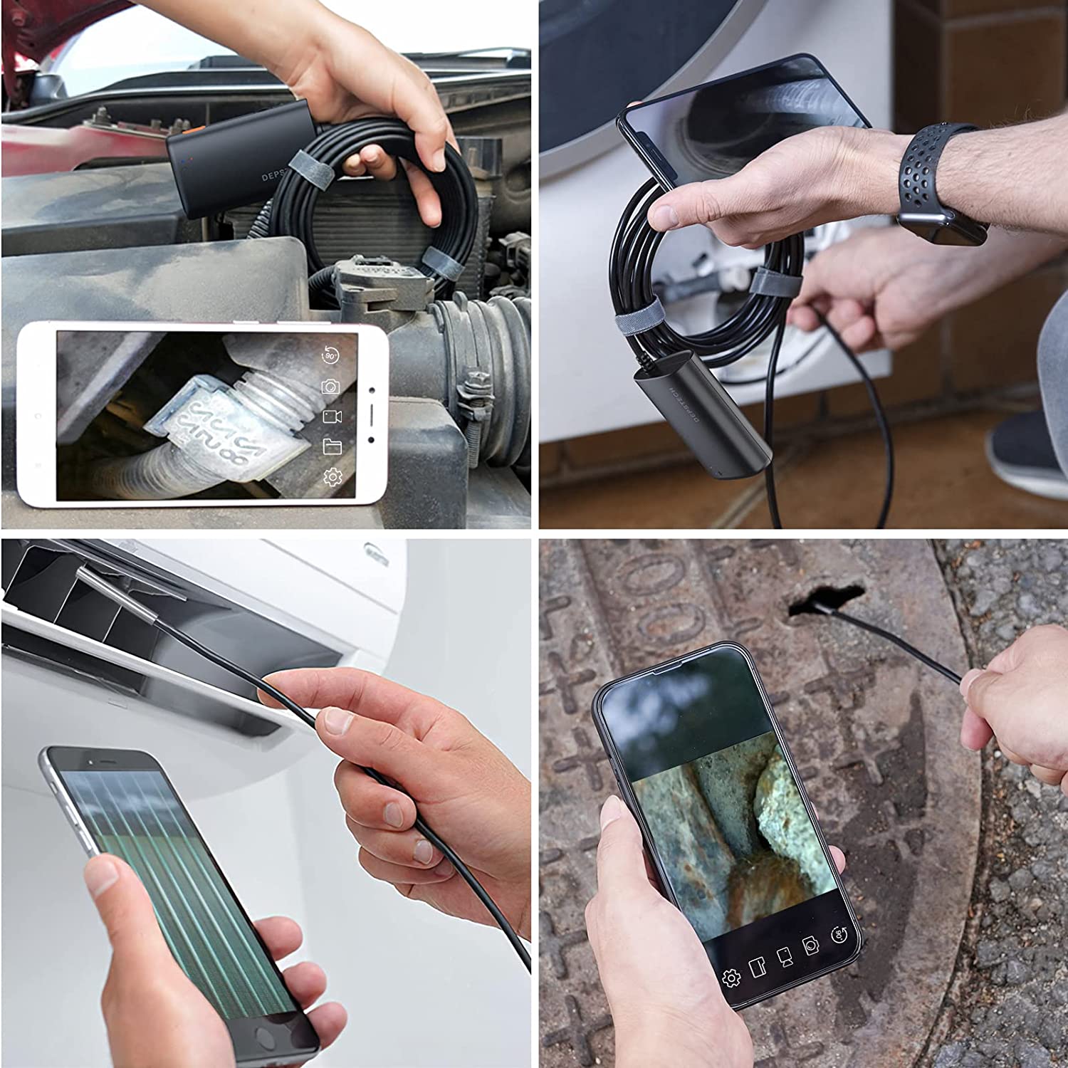 DEPSTECH WF010 WiFi Endoscope Inspection Camera