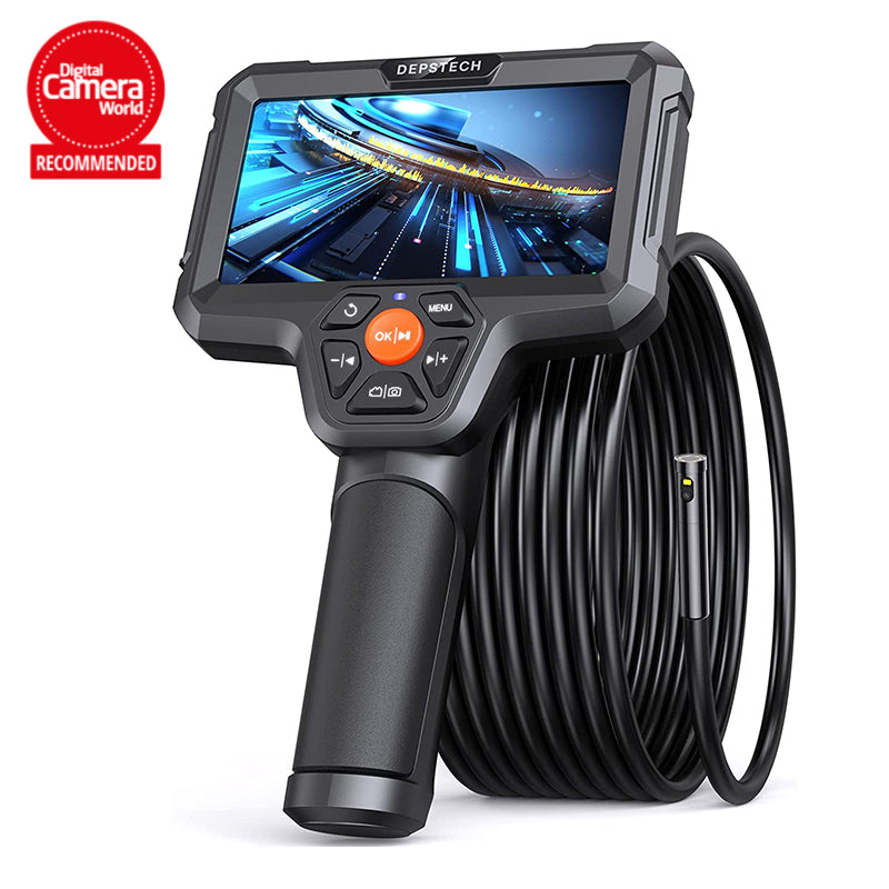 1080P Handheld Borescope with 5 IPS Screen and Dual Lens – DEPSTECH
