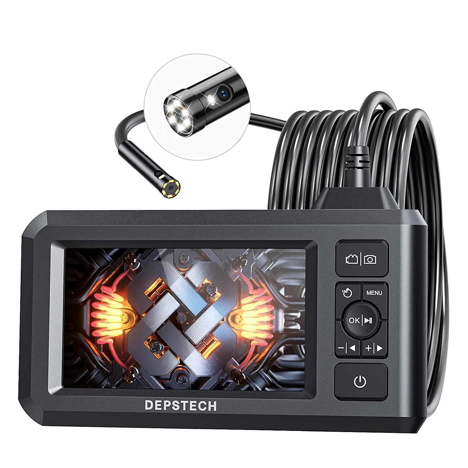 2.4 '' IPS Scherm Industriële Endoscoop Camera HD1080P 2/5/10 Meter Pijp Riool Inspectie Borescope IP68 Waterdichte LED Display – kopen tegen lage prijzen bij webwinkel 2.4 '' IPS Scherm Industriële Endoscoop Camera HD1080P 2/5/10 Meter Pijp Riool Inspectie Borescope IP68 Waterdichte LED Display – kopen tegen lage prijzen bij webwinkel