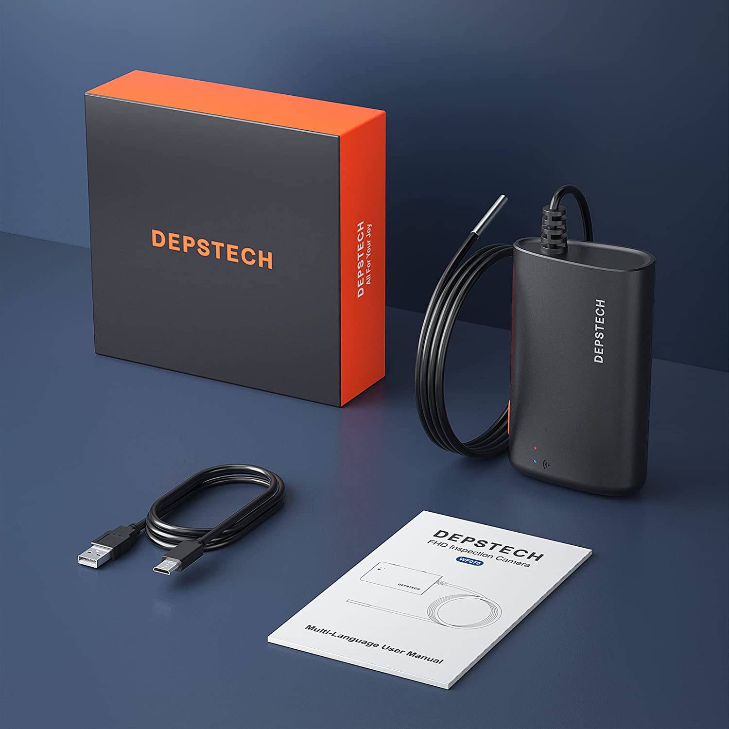 DEPSTECH WF010 WiFi Endoscope Inspection Camera